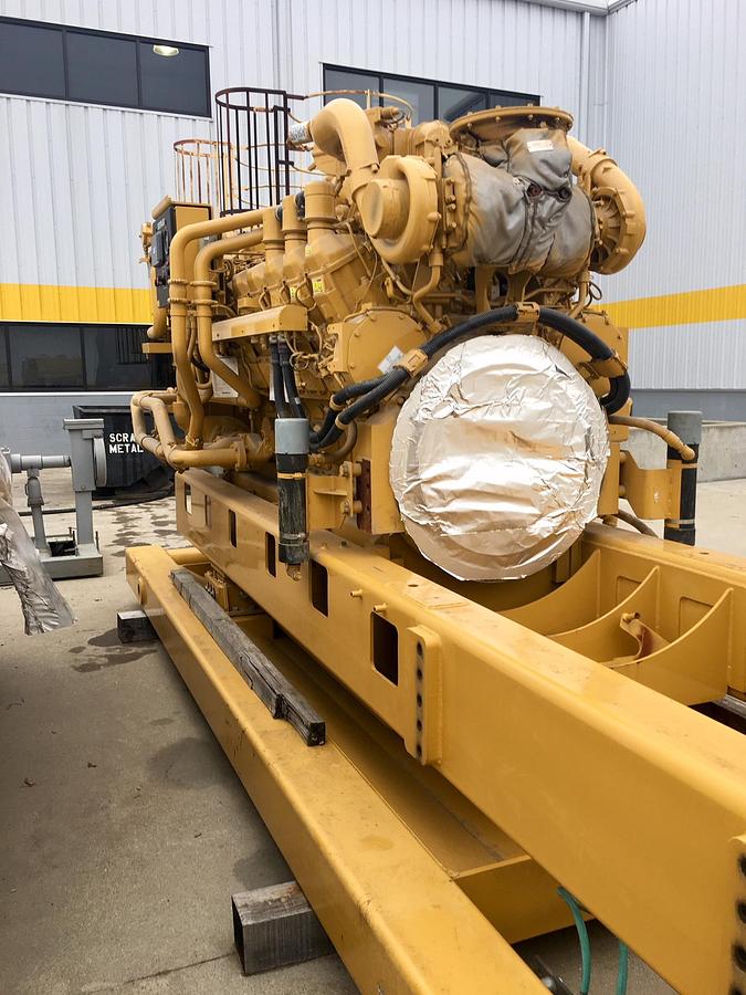 Used Caterpillar 3516C-HD EPA Tier 2 ABS certified IMO compliant engines.