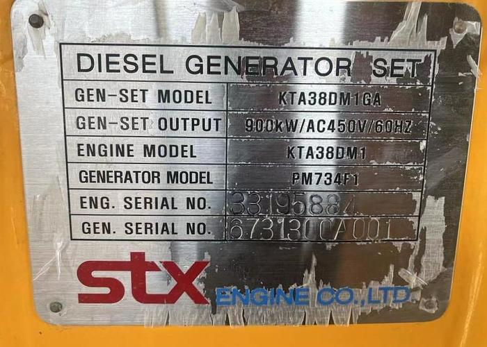 2012 Cummins KTA38DM1GA