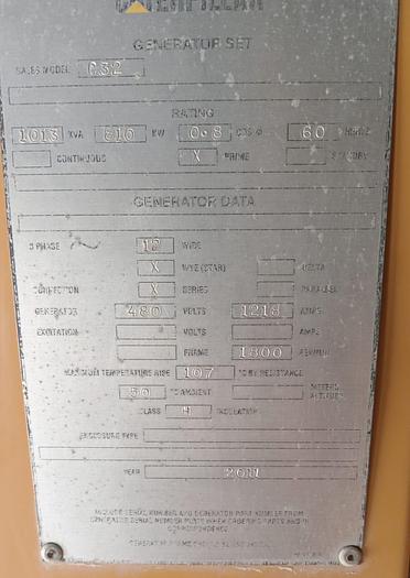 Used Caterpillar 3512B and C32 generators.