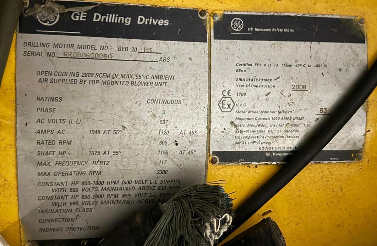GE Drilling Drives GEB 30 B3