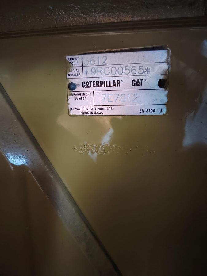 New Caterpillar 3612 Dual Fuel Engines