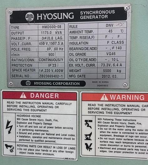 MAN 5L21/31 New marine generators