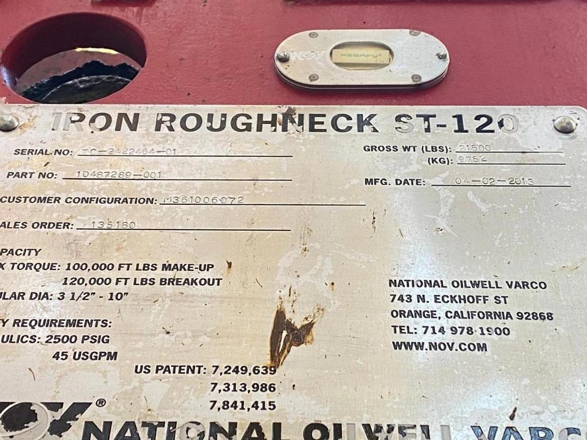 Used 2013 National Oilwell Varco ST-120