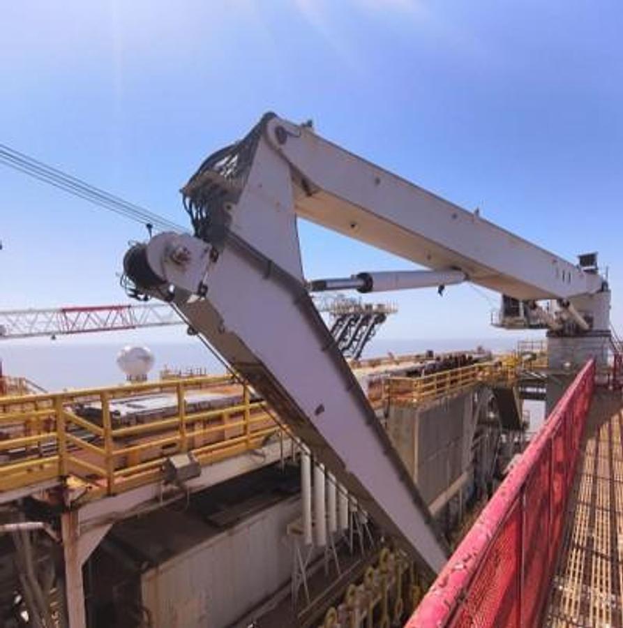 Used Hydralift Knuckle boom 15 Ton crane KMCVCT 2806
