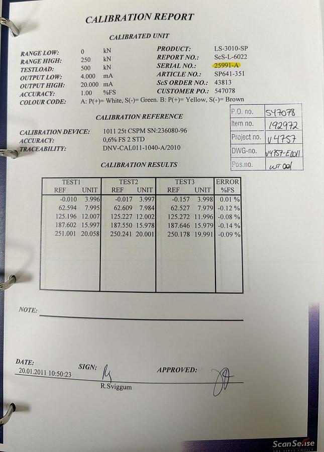 Used 2011 National Oilwell Varco Knuckle Boom Crane