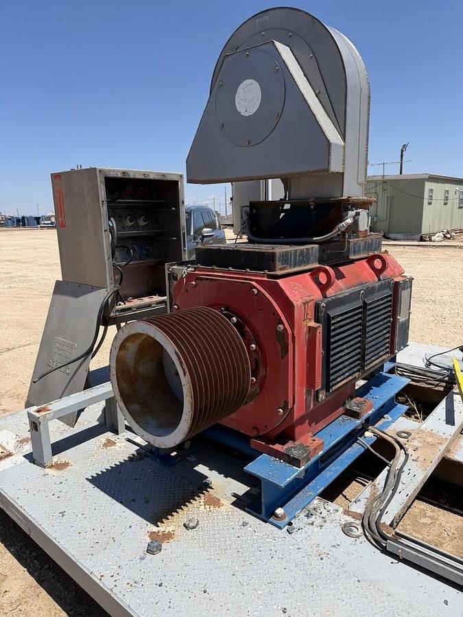 Used AmeriMex AMD 1600 550 motor with blower