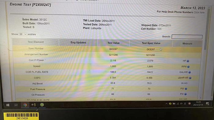 Caterpillar 3512C engines New