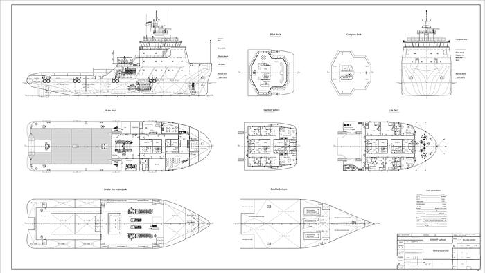 Featured 2024 Built Anchor Handling Tug / Supply Vessel 10,000 BHP for Charter or sale.
