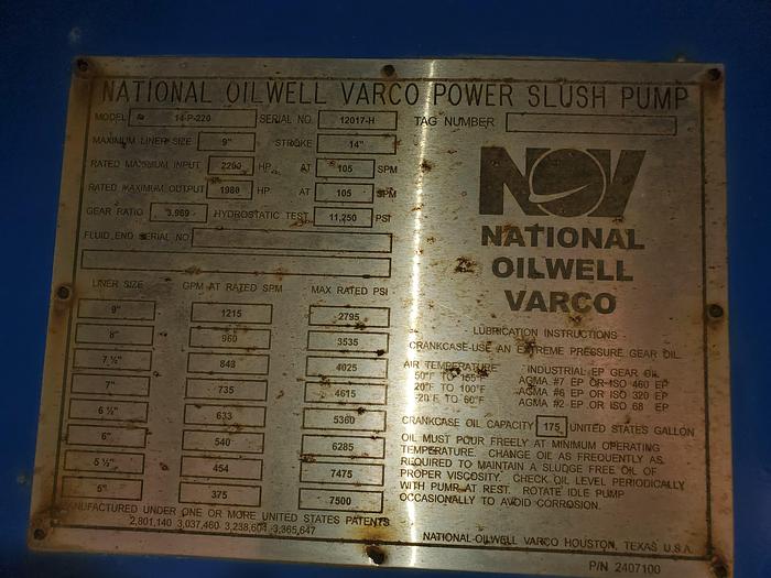 National OilWell Varco 14P220