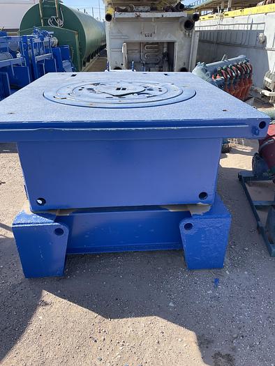 Used National 49.5 rotary table with GE752 motor