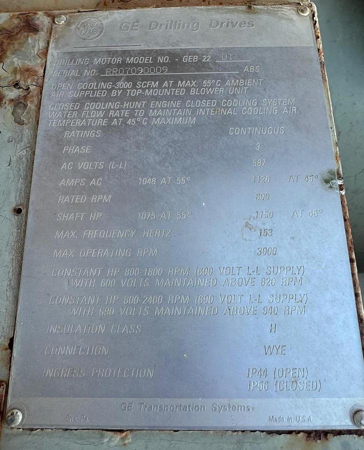 Used Gardner Denver PZ11 mud pumps x 2 units in good condition located in the USA