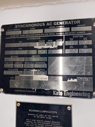 Caterpillar C280-8 generator built 2011 x 3 sets new / unused