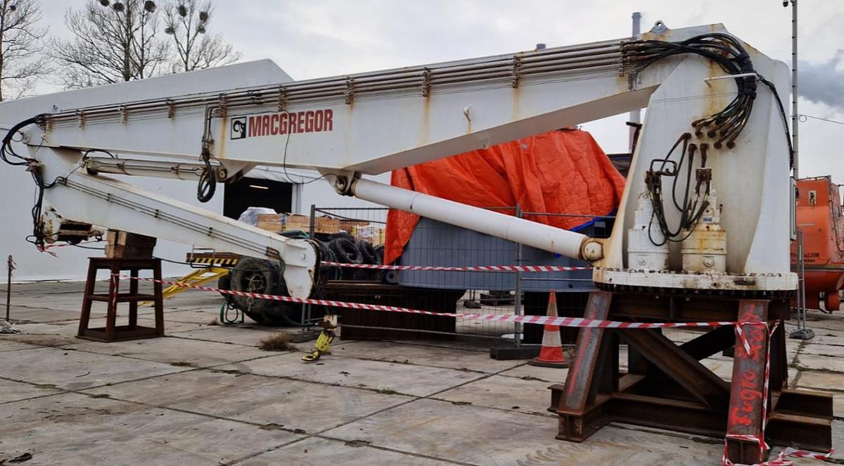 Used Knuckle boom 5t @ 17m SCO-MAN-331-007 Crane Deck 5Ton - MacGregor