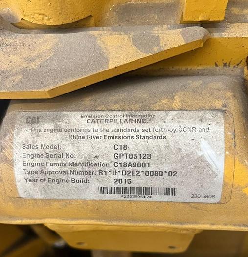 2015 Caterpillar C18