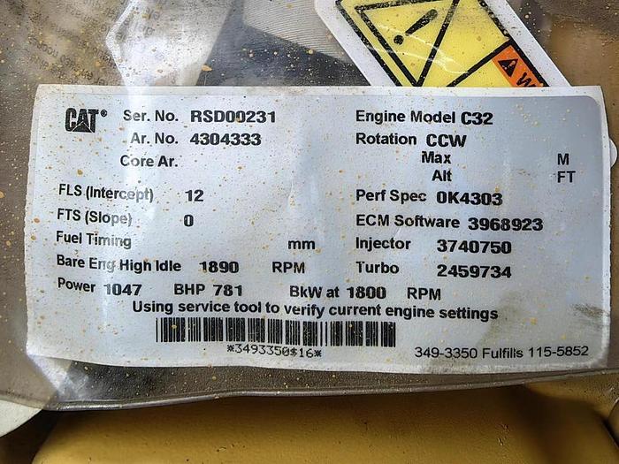 Caterpillar C32 New marine generator sets