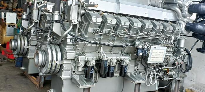 Used Mitsubishi S16R2-G1MPTK Marine propulsion engine built year 2021 x 2 units