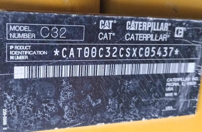 Used Caterpillar 3512B and C32 generators.