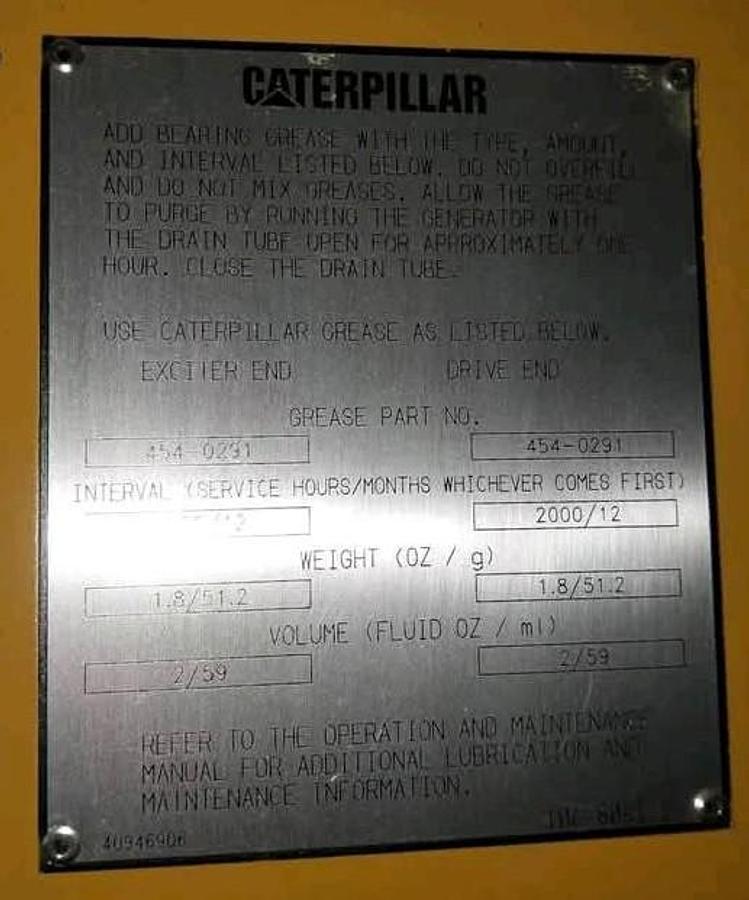 2016 Caterpillar 3512B