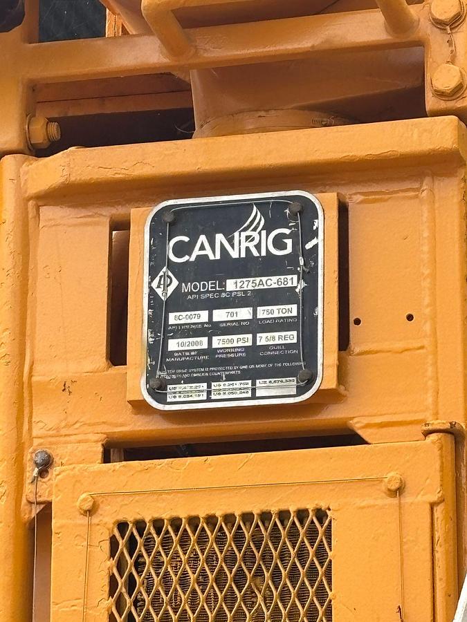 Used 2008 Canrig 1275AC-681