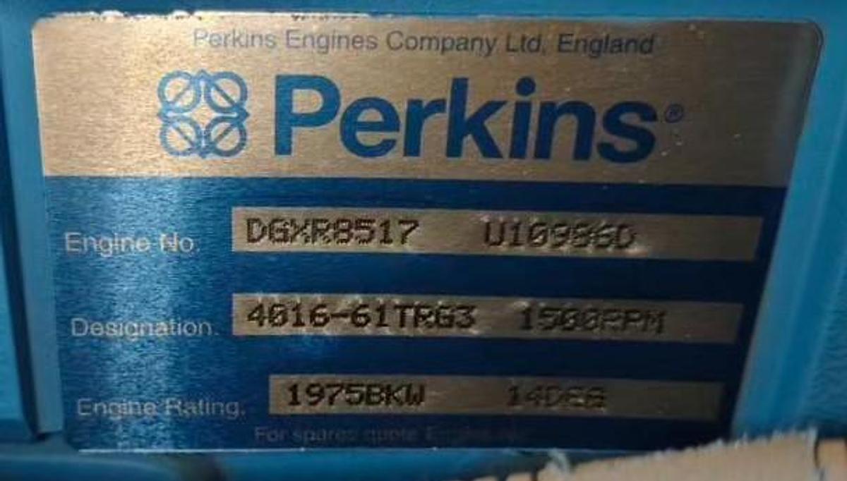 2018 Perkins 4016-61TRG3