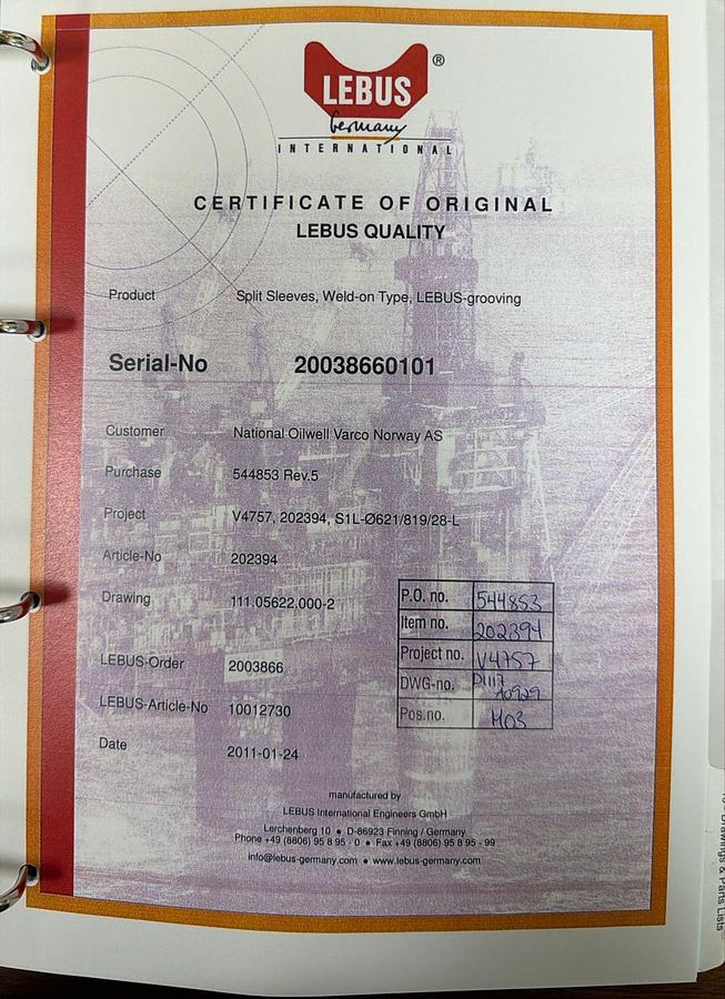 Used 2011 National Oilwell Varco Knuckle Boom Crane