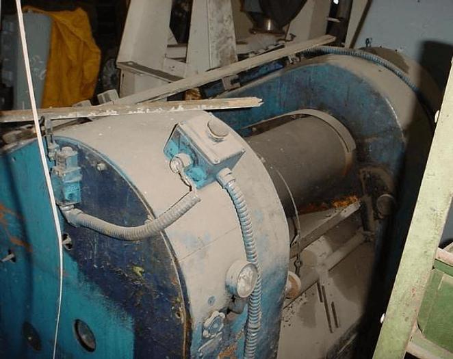 Used 10 in. X 20 in. BUHLER THREE ROLL MILL  HYD. 25 HP 2 SPEED – #1014