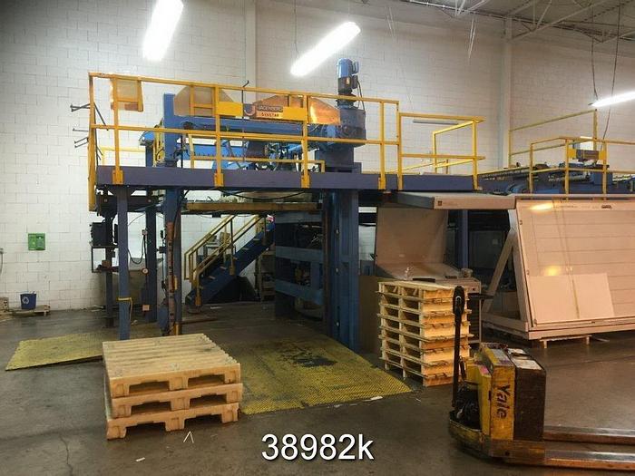 Used Jagenberg  SYNSTAR-E 1996 Dual Rotary Knife Sheeter, 65" Sheet Width #38982