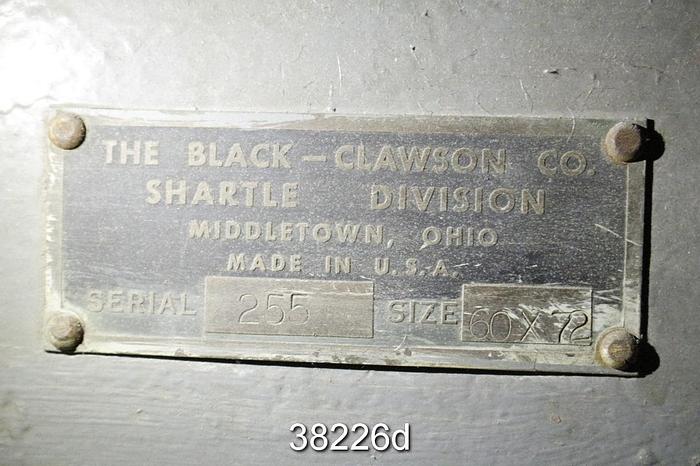 Used Black Clawson 60x72 Roll Splitter, 60x72 #38226