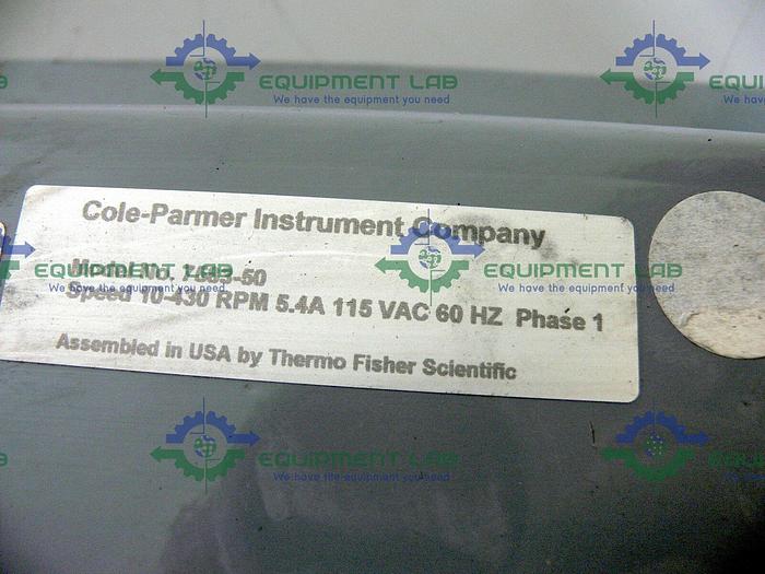 Used Cole Parmer 7583-50 Hazardous Duty Peristaltic Pump 10-430RPM w/ 77200-62 Head