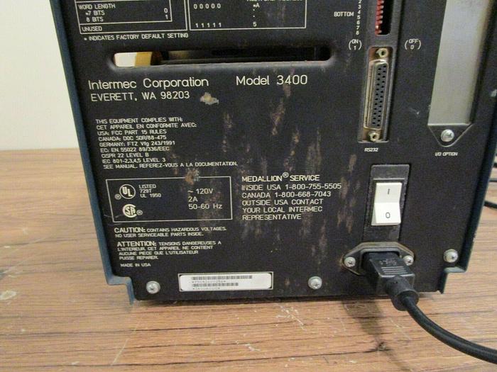 Used Intermec 3400 Direct Thermal/Thermal transfer label