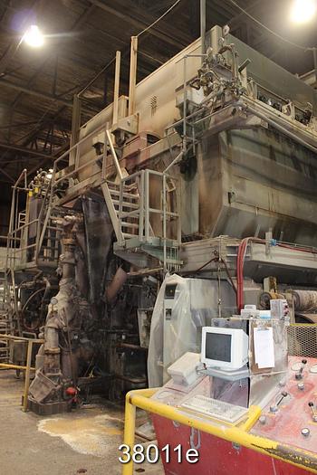 Used Holder Tissue Machine 115" Web, 112" Trim, 3550 FPM, 80 TPD #38011