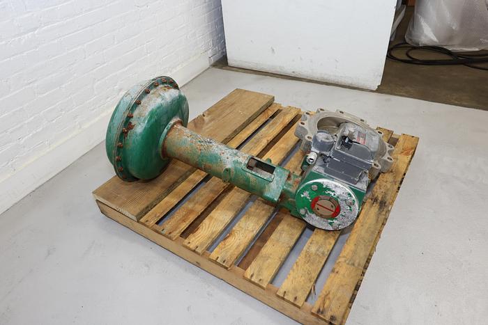 Used Fisher 12" Air Operated Butterfly Valve #44141