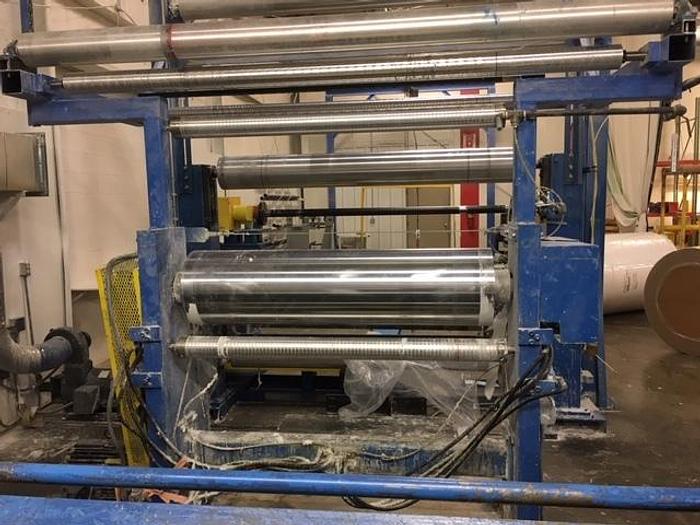 Used 93" (2.36M) MAGNAT TWO DRUM SLITTER REWINDER