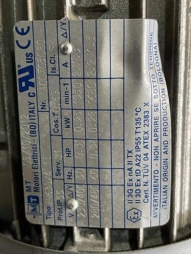 Used 91" Long x 13.5" Wide Flat Belt Incline Conveyor