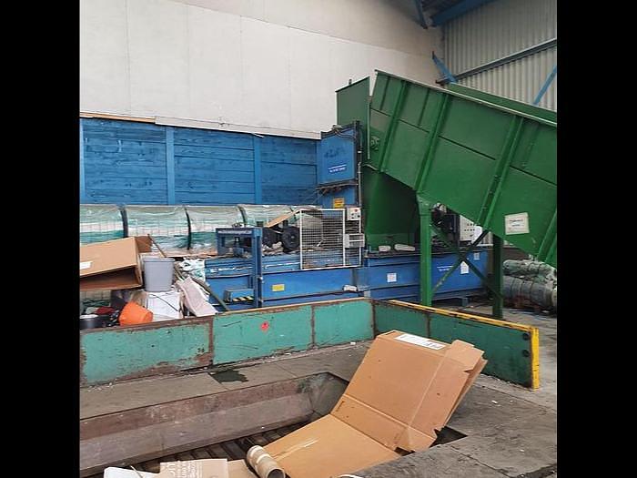 Used 2005 Orwak Automatic Baler 2040 AT complete with in floor conveyor