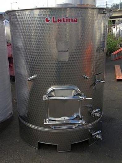 New Stock Letina 620Gal/2350L Forkliftable Variable Capacity Jacketed Tank