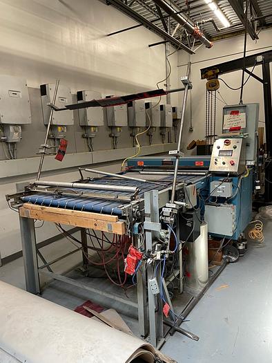 Used 48" ROSENTHAL SHEETER MODEL WAS-4-VHHUJJJUJZEAAC12 WITH CONVEYOR-pending