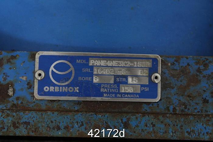 Used Orbinox PANE4NE3K2-1500 14" Air Operated Knife Gate Valve #42172