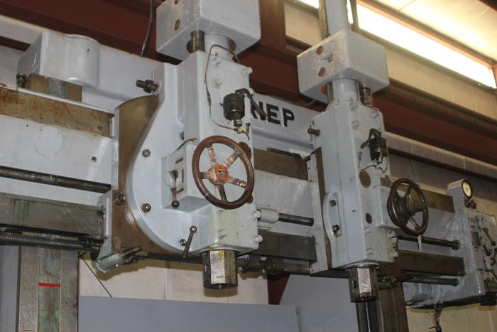 Used 1950 Froriep 10KZ230 VBM | Two Ram Heads, 90" 4-Jaw Chuck, 95" Swing, 70" UR, Side Head