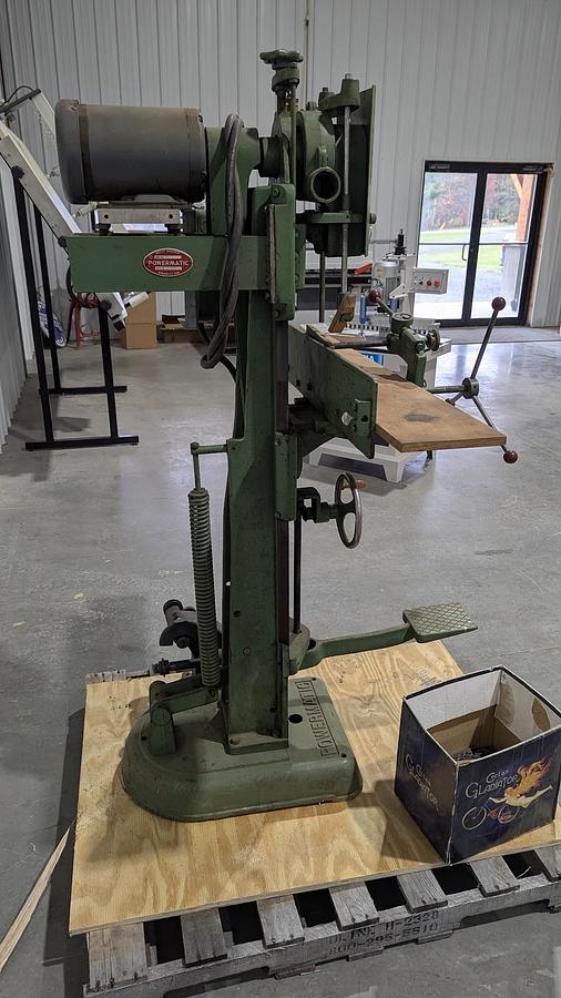 Used Powermatic 15 Chain Mortiser with chains