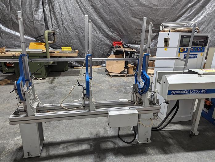 Used Omga V235 NC Double Mitre Saw for