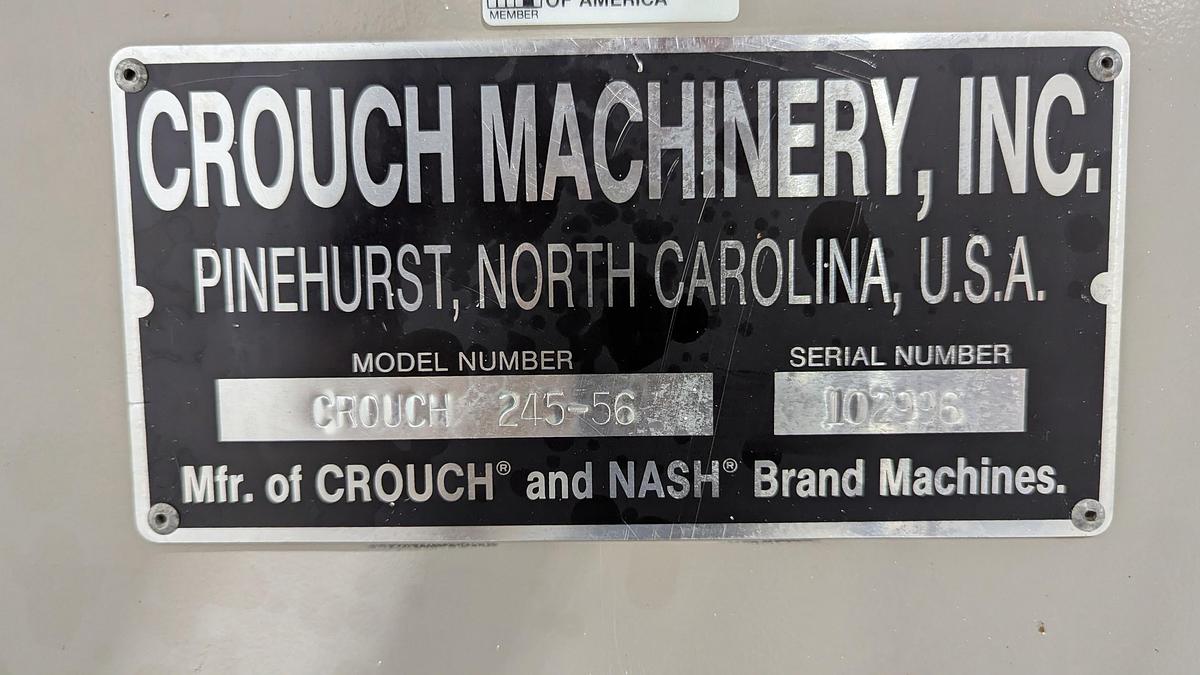 Used Crouch 245-56 Oscillating Edge Sander