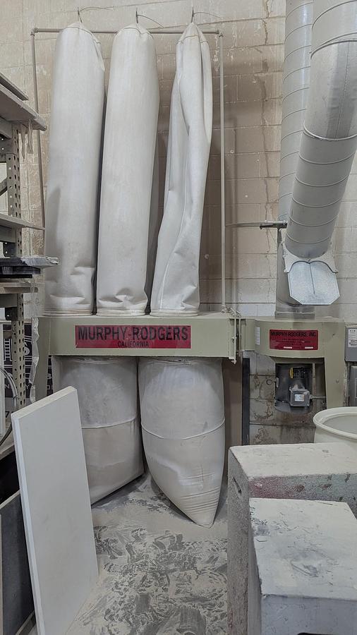 Used Murphy-Rodgers MRZ-10-10-6-2PB 10HP Baghouse Dust Collector