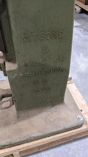 Used Wysong & Miles # 316 Hollow Chisel Mortiser