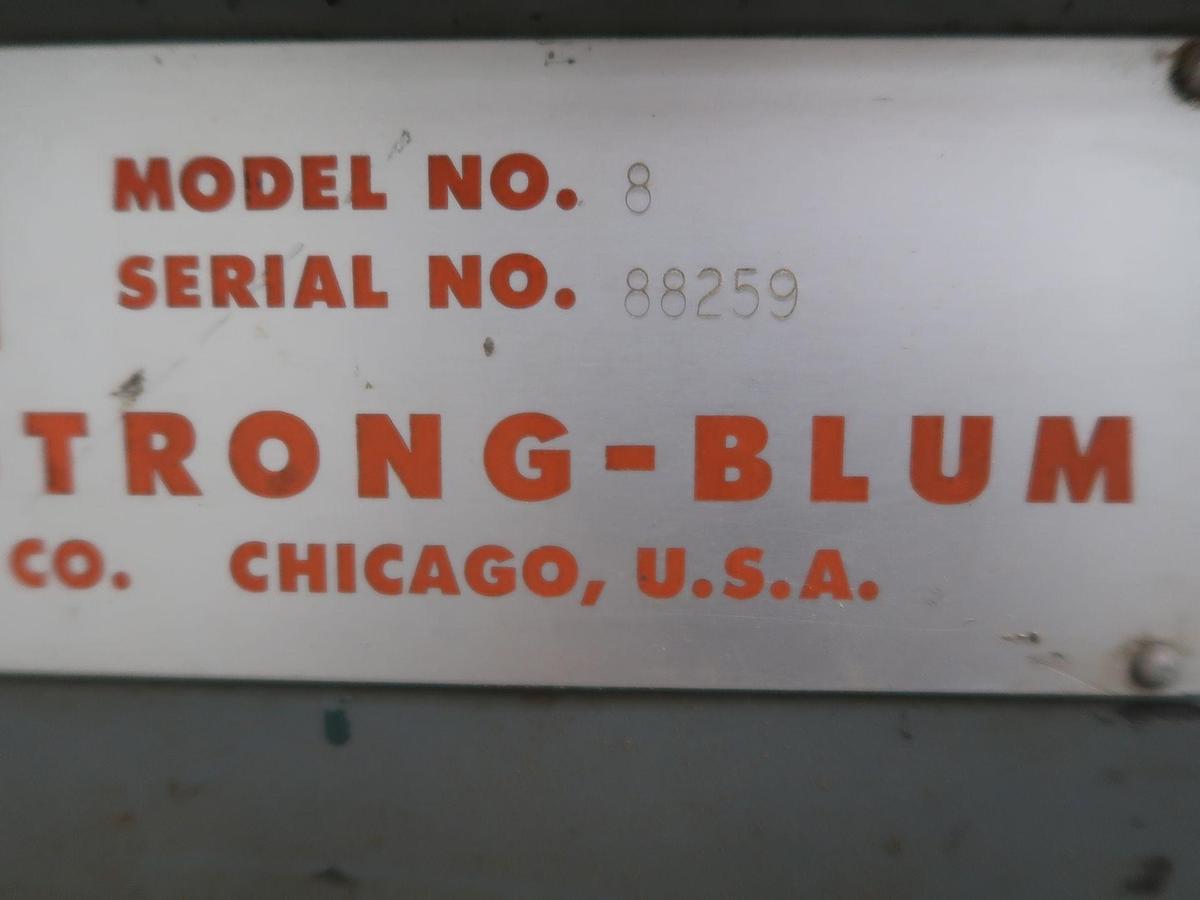 Used Marvel No. 8 Vertical Metal Cutting Bandsaw