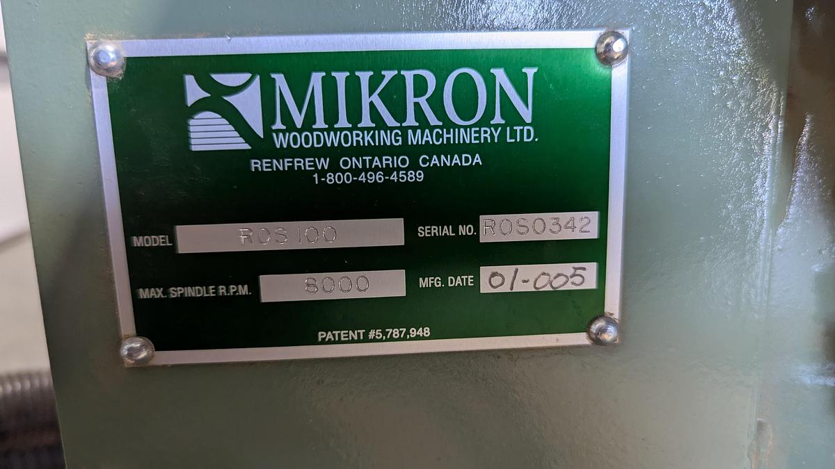 Used 2025 Mikron ROS 100 Rosette Maker