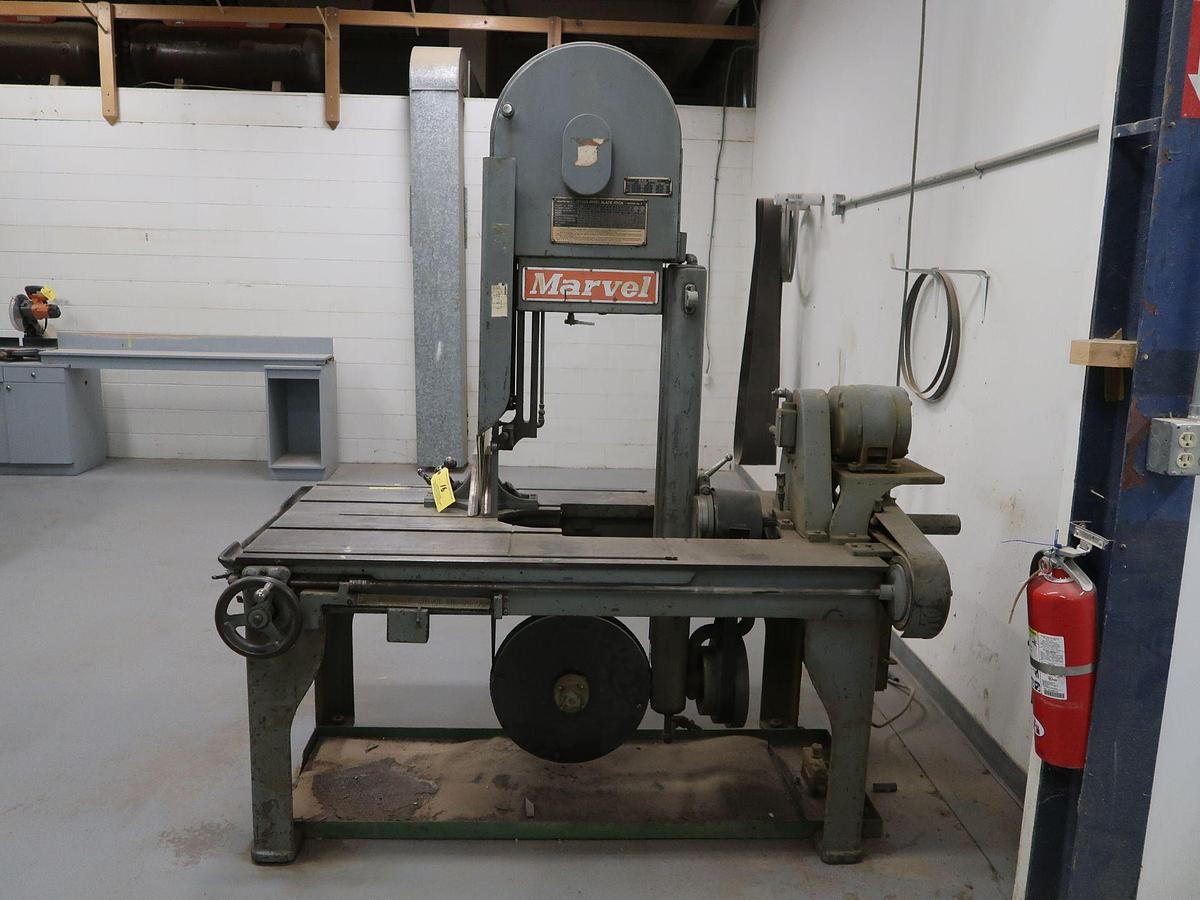 Used Marvel No. 8 Vertical Metal Cutting Bandsaw