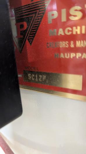 Used Pistorius SC12P Cut Off Saw W/Tables