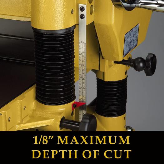 Powermatic 209HH 20-Inch Planer, Helical Cutterhead, 5 HP, 1Ph 230V