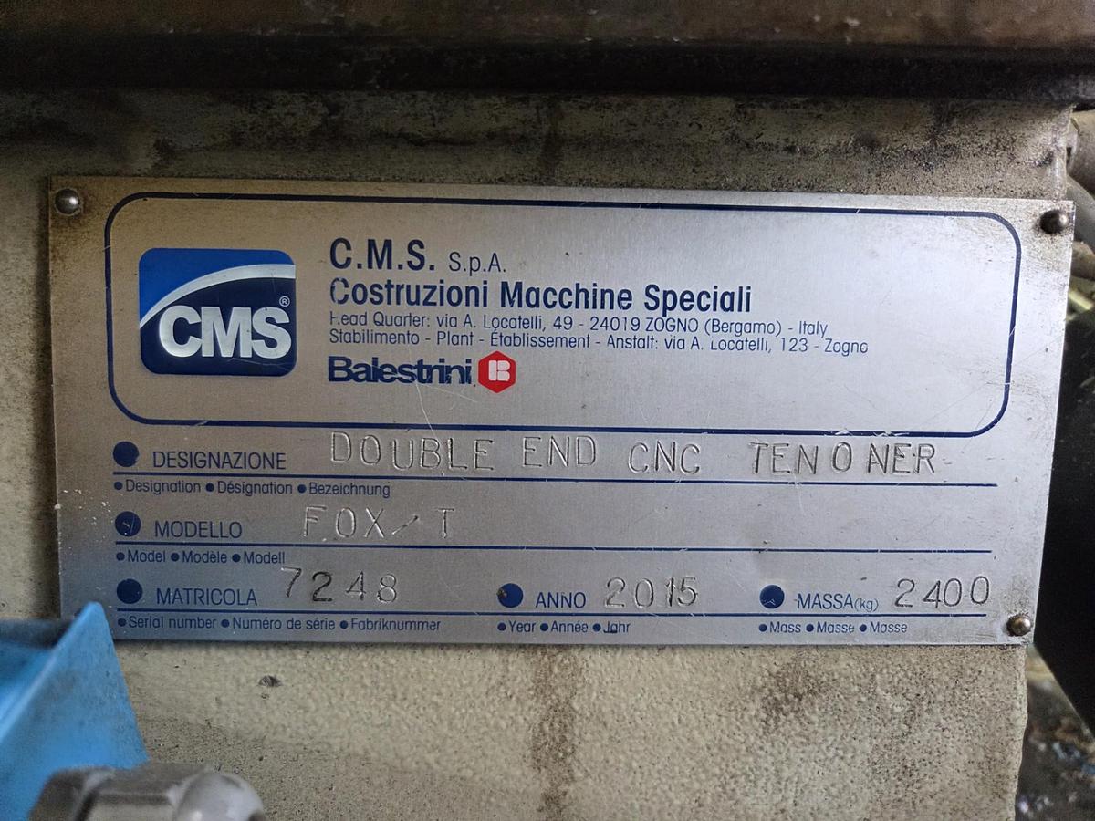 Used Balestrini FOX/T Double End CNC Tenoner